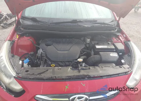 2017 Hyundai Accent Value Edition z USA, uszkodzony, nr VIN KMHCT4AE2HU326758